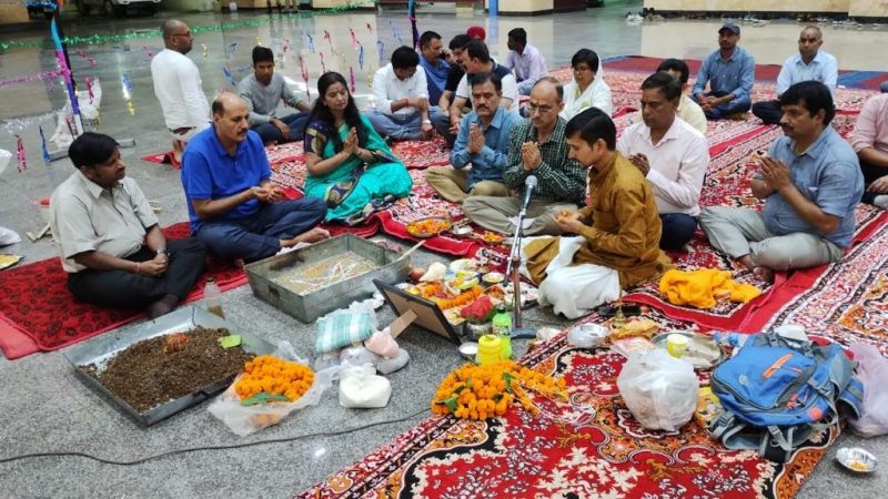 टीएचडीसी कोटेश्वर में की गई विश्वकर्मा पूजा