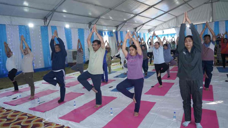 टीएचडीसी इंडिया लिमिटेड, टिहरी में 10वां अंतर्राष्ट्रीय योग दिवस मनाया गया