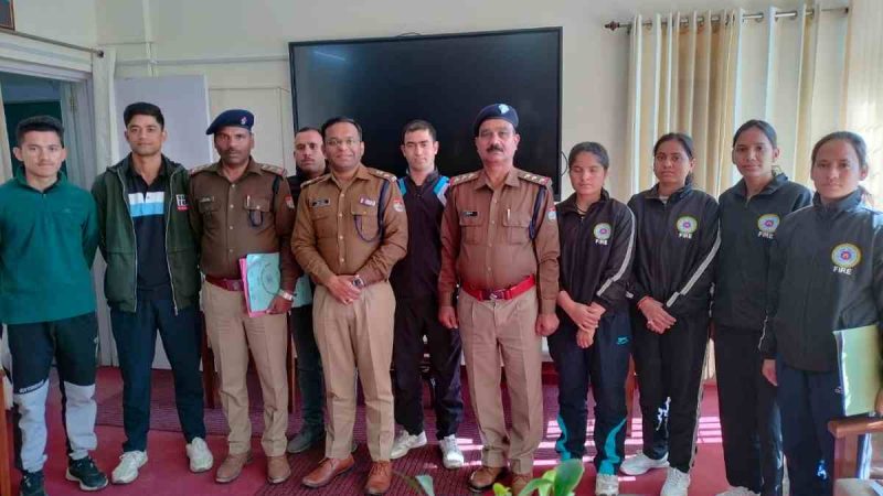 टिहरी पुलिस के खिलाड़ियों ने प्रादेशिक पुलिस स्पर्धा में जीते 10 मेडल