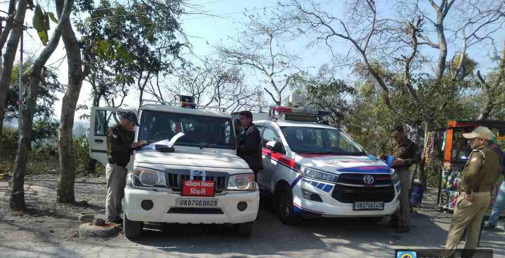 परिवहन और पुलिस विभाग का संयुक्त चेकिंग अभियान, 29 वाहनों के चालान