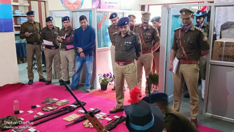 अपर पुलिस अधीक्षक ने किया थाना कैंपटी का निरीक्षण