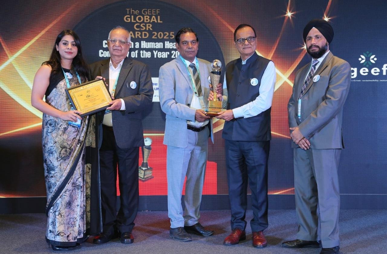 टीएचडीसी इंडिया लिमिटेड को “जीईईएफ ग्लोबल अवार्ड 2025” से सम्मानित