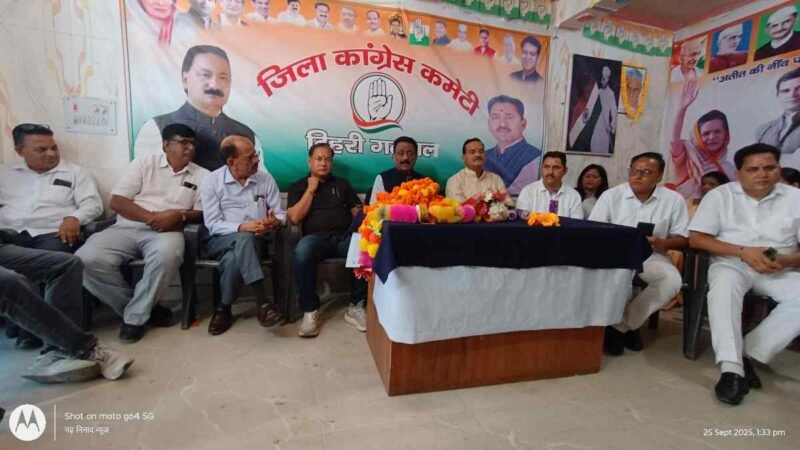कांग्रेस का संगठन सृजन अभियान शुरू : जिलाध्यक्ष होंगे पार्टी की रीढ़– कुलदीप राठौर