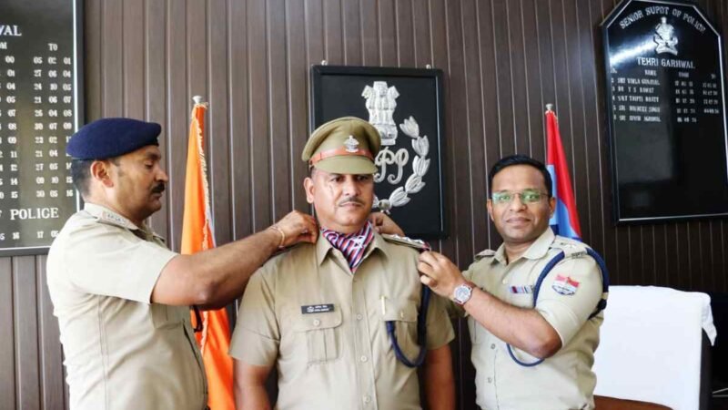 उप निरीक्षक अनिल सिंह नेगी निरीक्षक (दलनायक) पद पर पदोन्नत