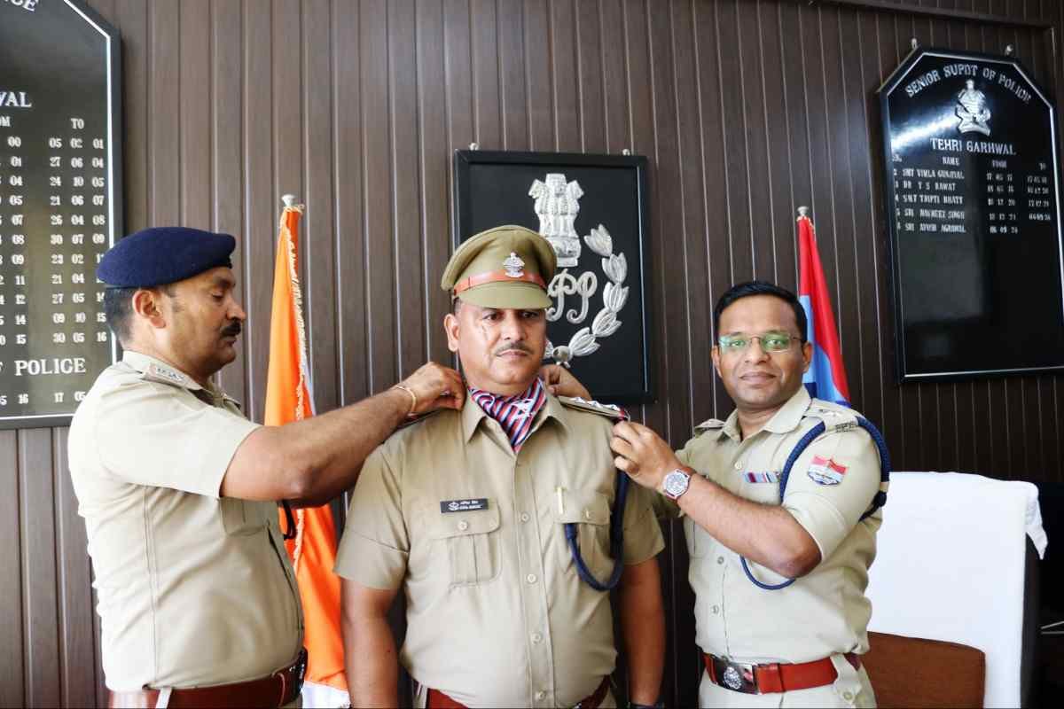 उप निरीक्षक अनिल सिंह नेगी निरीक्षक (दलनायक) पद पर पदोन्नत
