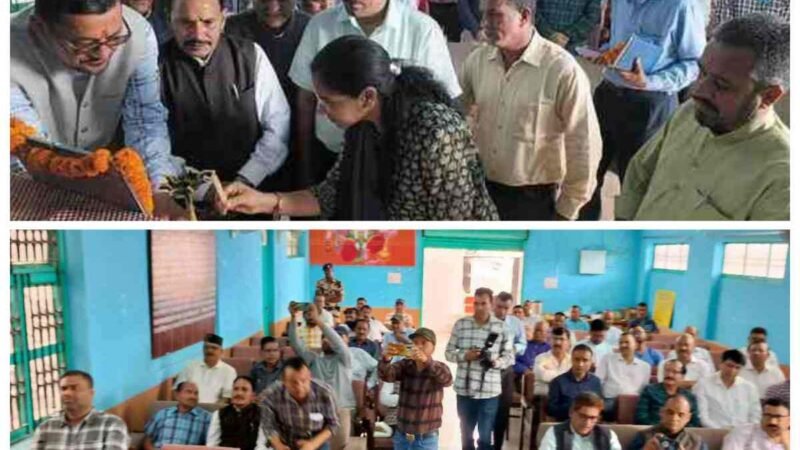 न्यू टिहरी प्रेस क्लब के रजत जयंती द्वार का लोकार्पण