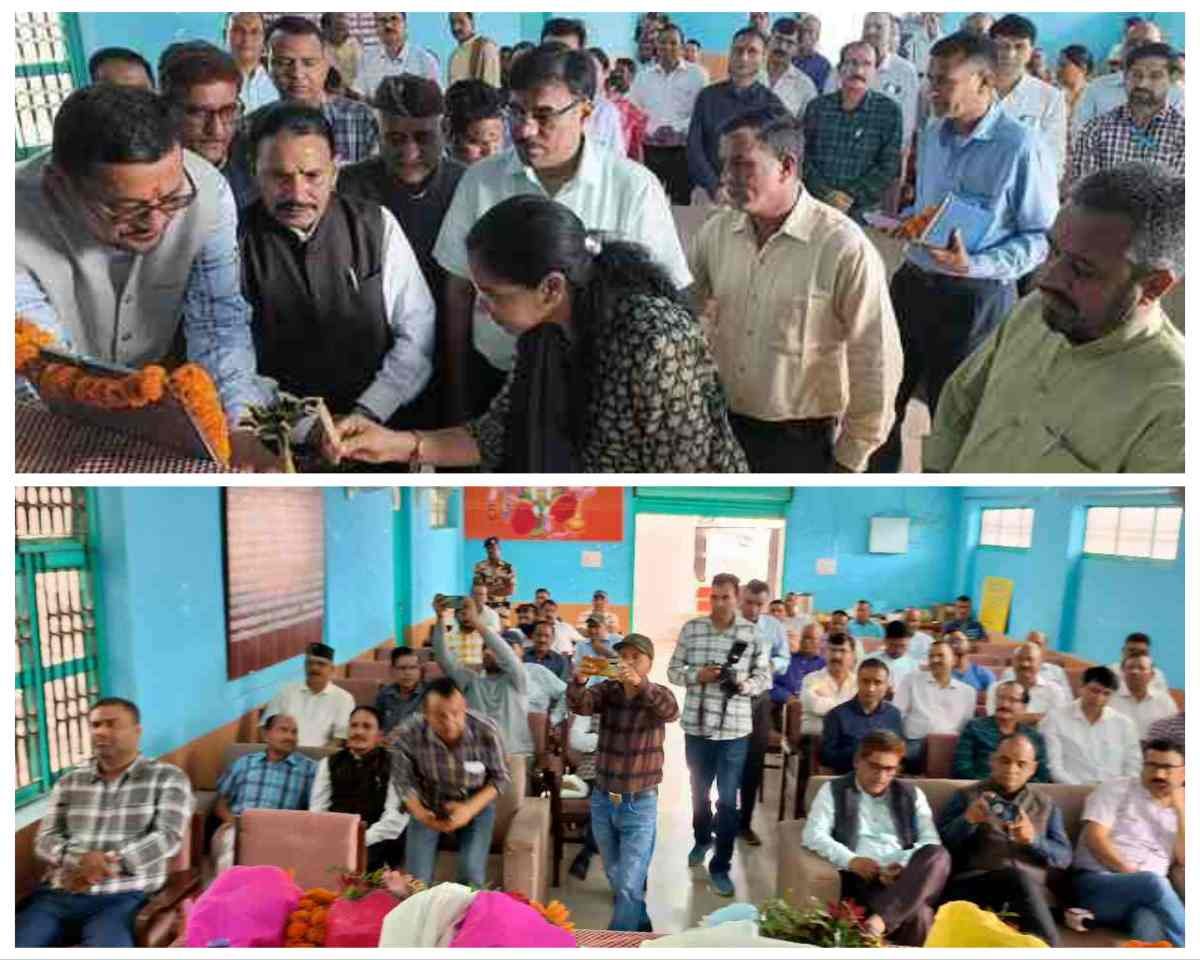 न्यू टिहरी प्रेस क्लब के रजत जयंती द्वार का लोकार्पण