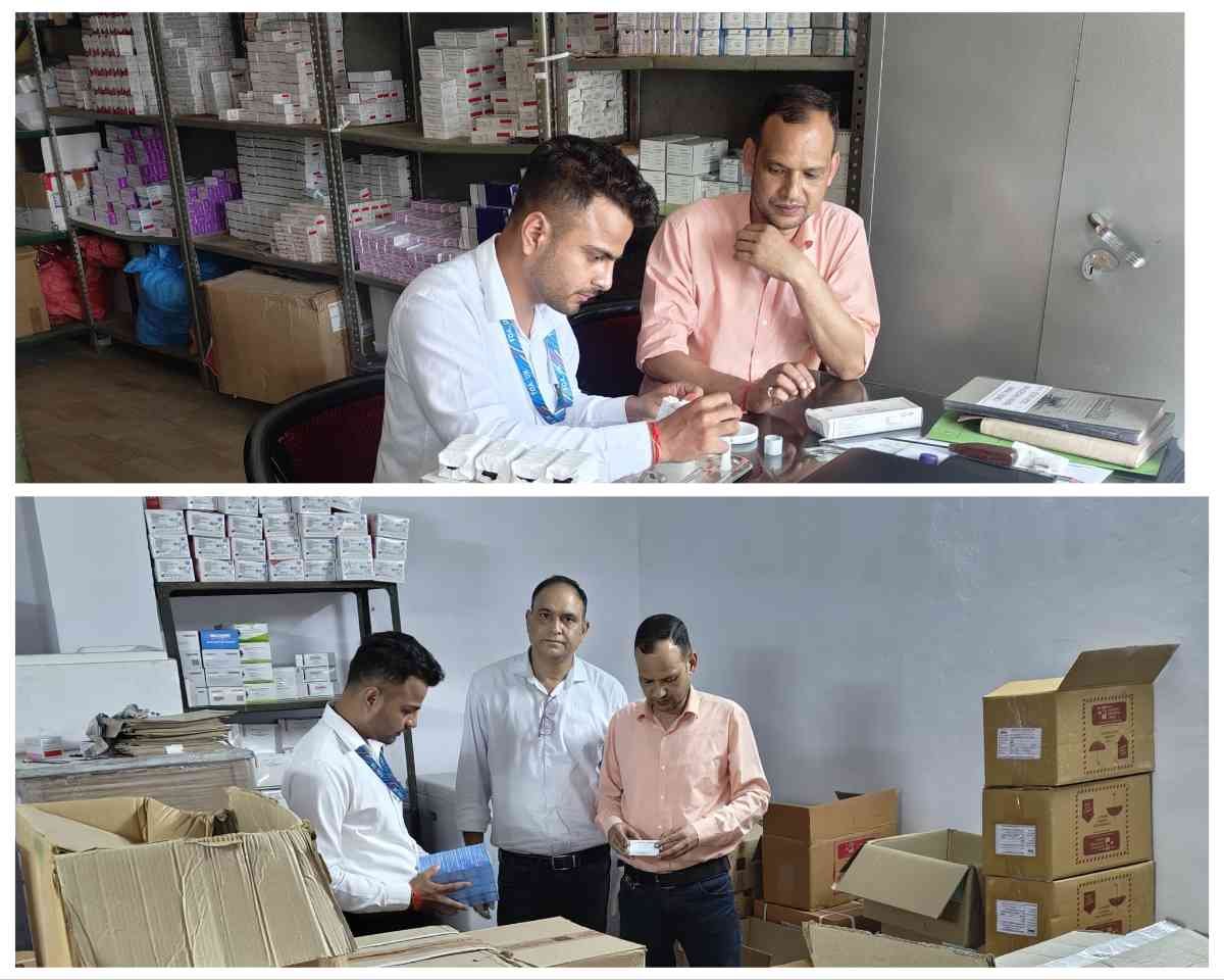 टिहरी में स्पूरीयस दवाओं की रोकथाम हेतु औचक निरीक्षण, छह दवाओं के नमूने जांच को भेजे
