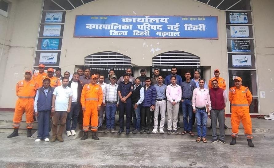 नई टिहरी में NDRF ने कराया आपदा जागरूकता कार्यक्रम