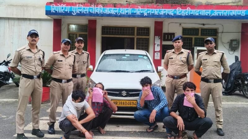 नशे में हुड़दंग मचाते वाहन चालक पर पुलिस की कार्रवाई, चालक गिरफ्तार, वाहन सीज