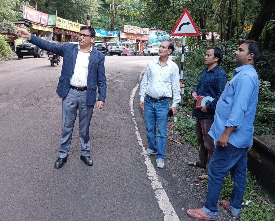 काठगोदाम–नैनीताल राष्ट्रीय राजमार्ग चौड़ीकरण: भूमि अधिग्रहण पर आपत्तियों का स्थलीय निरीक्षण