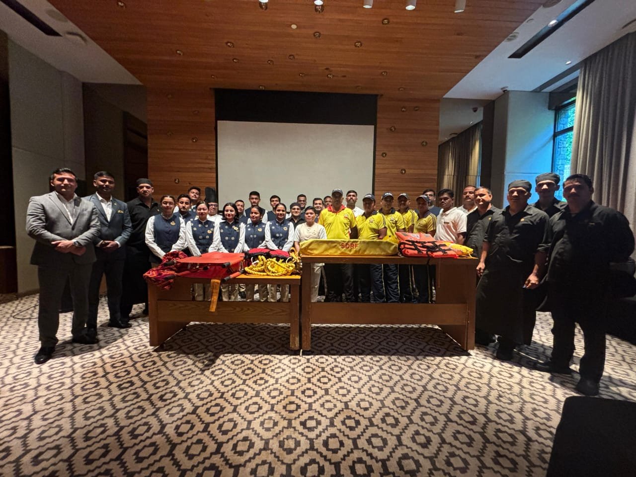 ताज होटल सिंहटाली, ऋषिकेश में एसडीआरएफ ने दिया आपदा प्रबंधन प्रशिक्षण