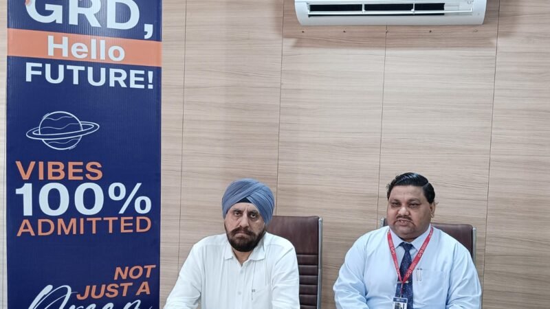 जीआरडी में फ्रेशर्स पार्टी “अभिनंदन-2025”
