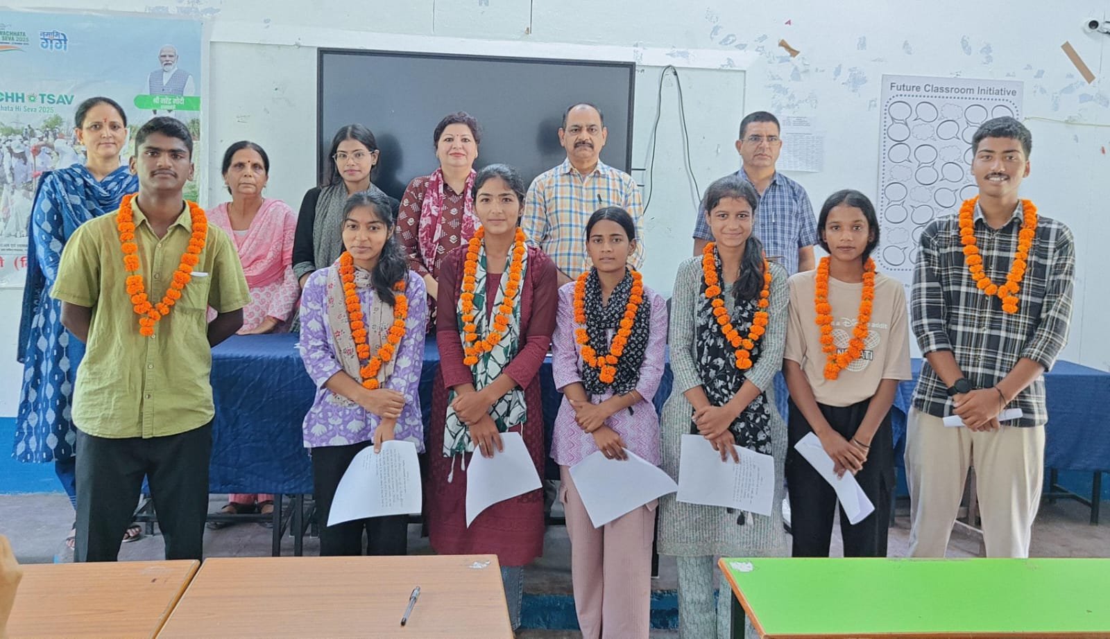 राजकीय महाविद्यालय खाड़ी में सिमरन बनी अध्यक्ष और अनुज भंडारी सचिव