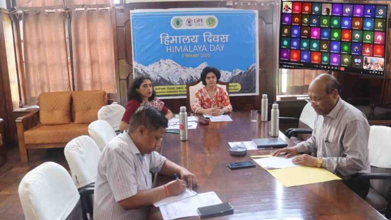 आईसीएफआरई-वन अनुसंधान संस्थान में हिमालय दिवस-2025 पर ऑनलाइन संगोष्ठी