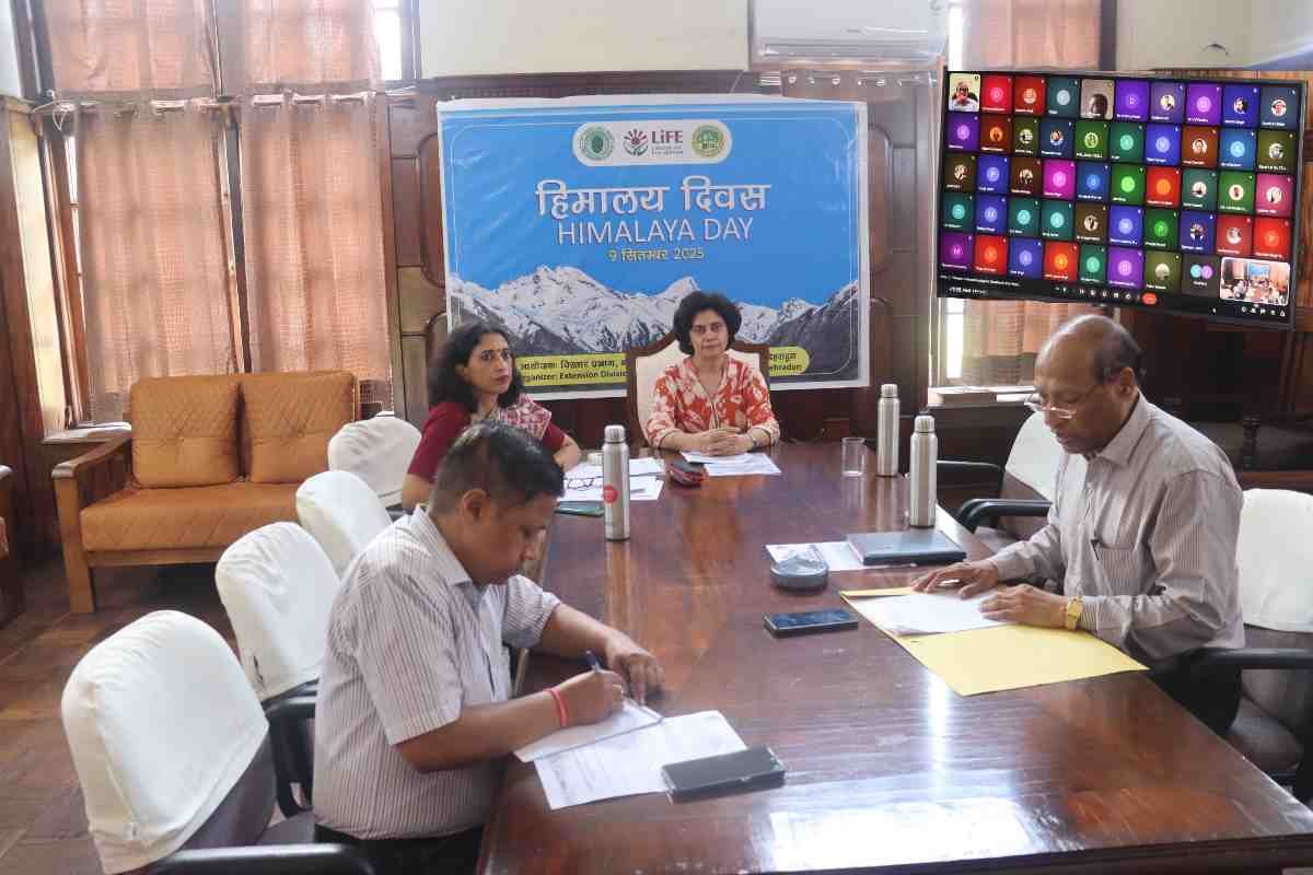 आईसीएफआरई-वन अनुसंधान संस्थान में हिमालय दिवस-2025 पर ऑनलाइन संगोष्ठी