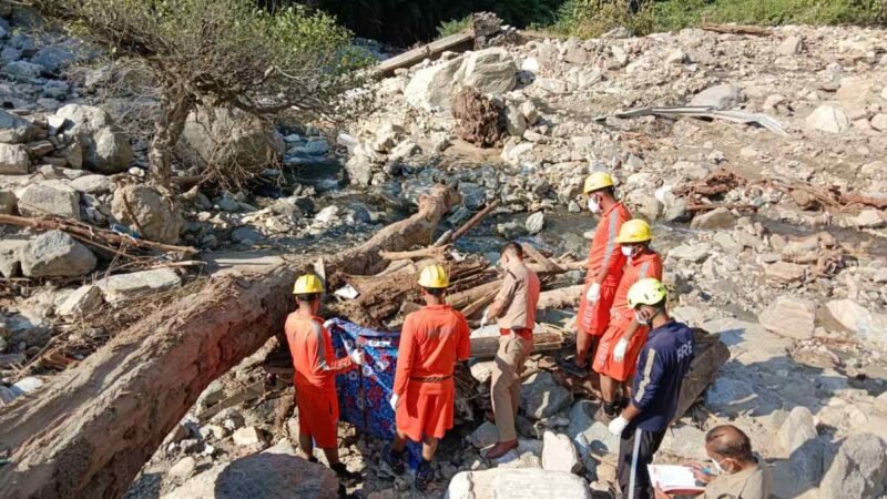 नंदानगर के आपदा प्रभावित क्षेत्र  में रेस्क्यू अभियान हुआ पूरा