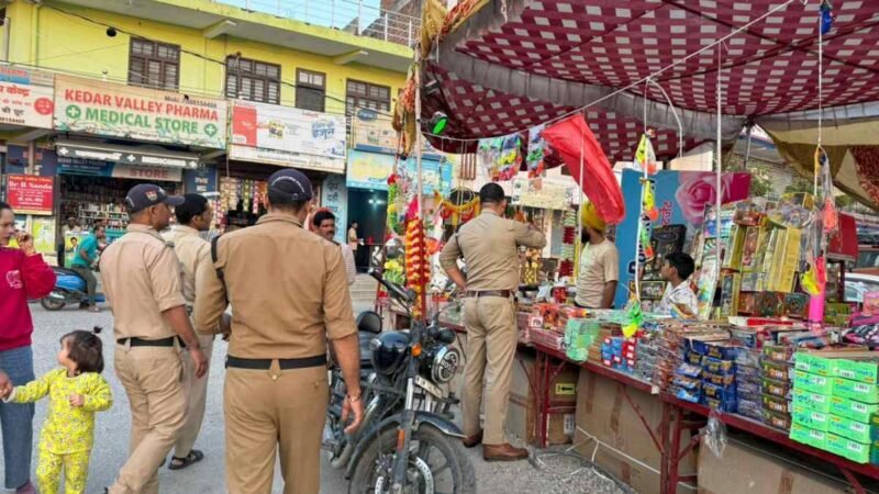 दीपावली पर शांति एवं यातायात व्यवस्था हेतु पुलिस प्रशासन की सख़्त कार्यवाही