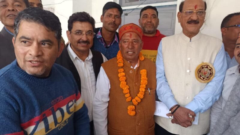 नगर पंचायत गजा के अध्यक्ष कुंवर सिंह चौहान भाजपा में शामिल
