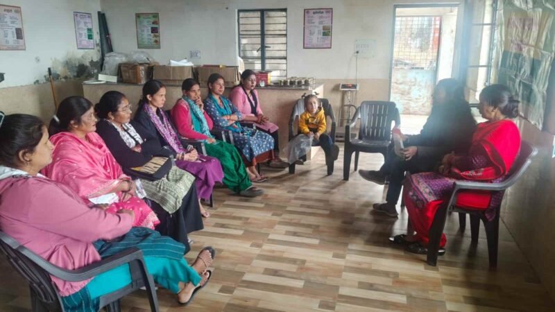 महिलाओं की पोषण स्थिति सुधार हेतु पोषण वाटिका रबी किट का फ्रंटलाइन प्रदर्शन